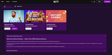 Betti casino bonus